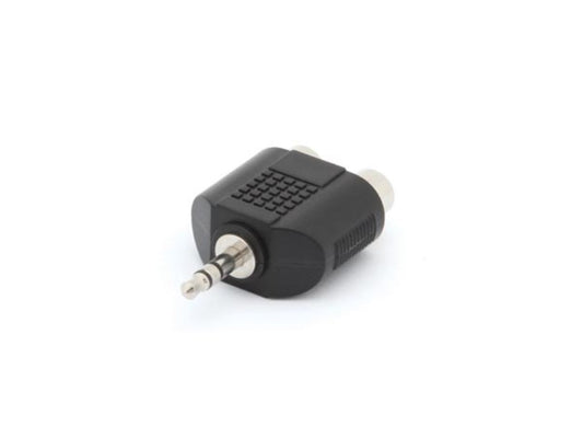 RCA FÊMEA DUPLA PARA JACK ESTÉREO MASCULINO DE 3,5 mm_0