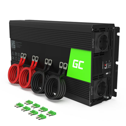 Green Cell Power Inverter 24V to 230V 2000W/4000W Modified sine wave_0