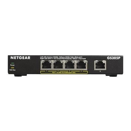Switch 5-Port Gigabit Ethernet NETGEAR / Preto / GS305-300PES_0