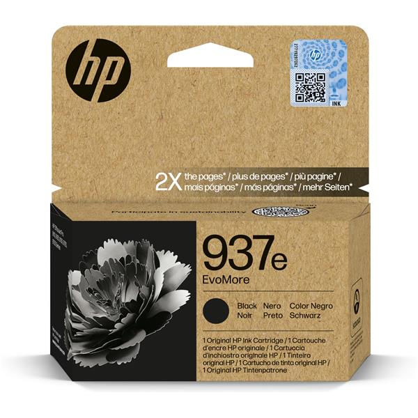 HP Cartucho de Tinta Original EvoMore 937e negra_1