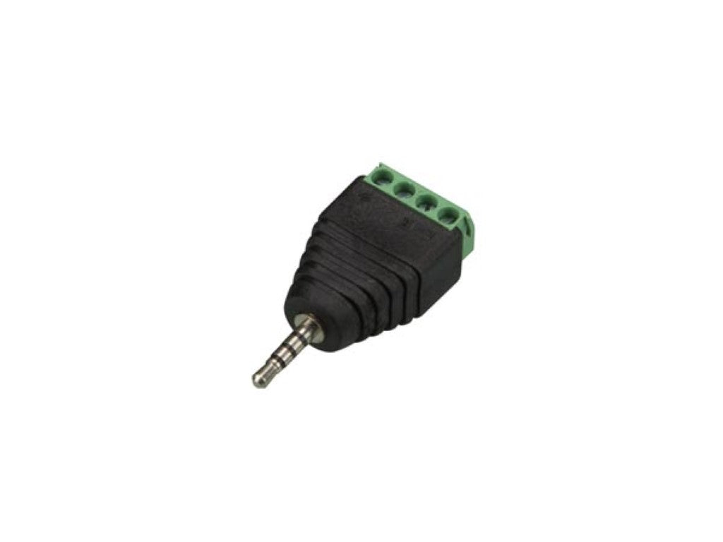 PLUGUE ESTÉREO DE 2,5 mm PARA TERMINAL DE PARAFUSO 4P (5 unidades)_0
