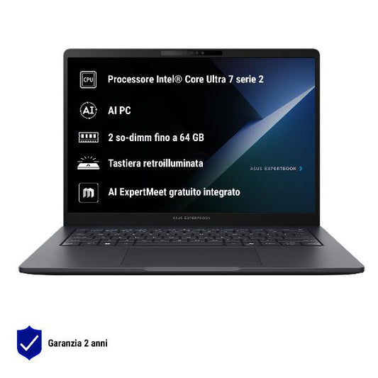 Laptop ASUS ExpertBook B3 / Preto / 90NX08L1-M005T0_0