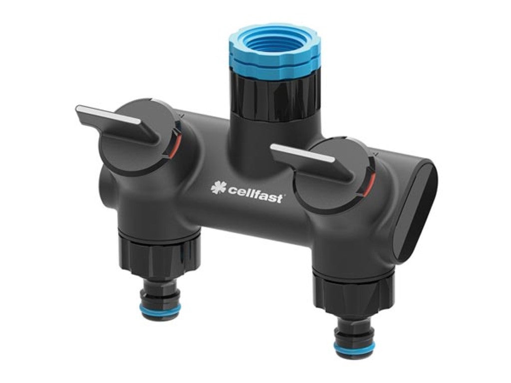 Distribuidor de torneira duplo ergo cellfast_1