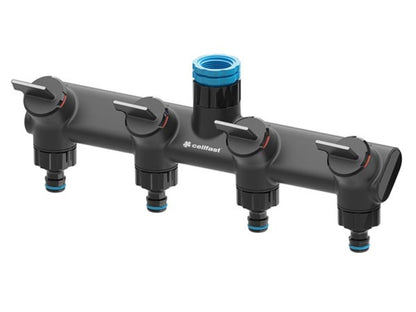 Distribuidor de 4 vias ergo g1/2", g3/4" y g1_1