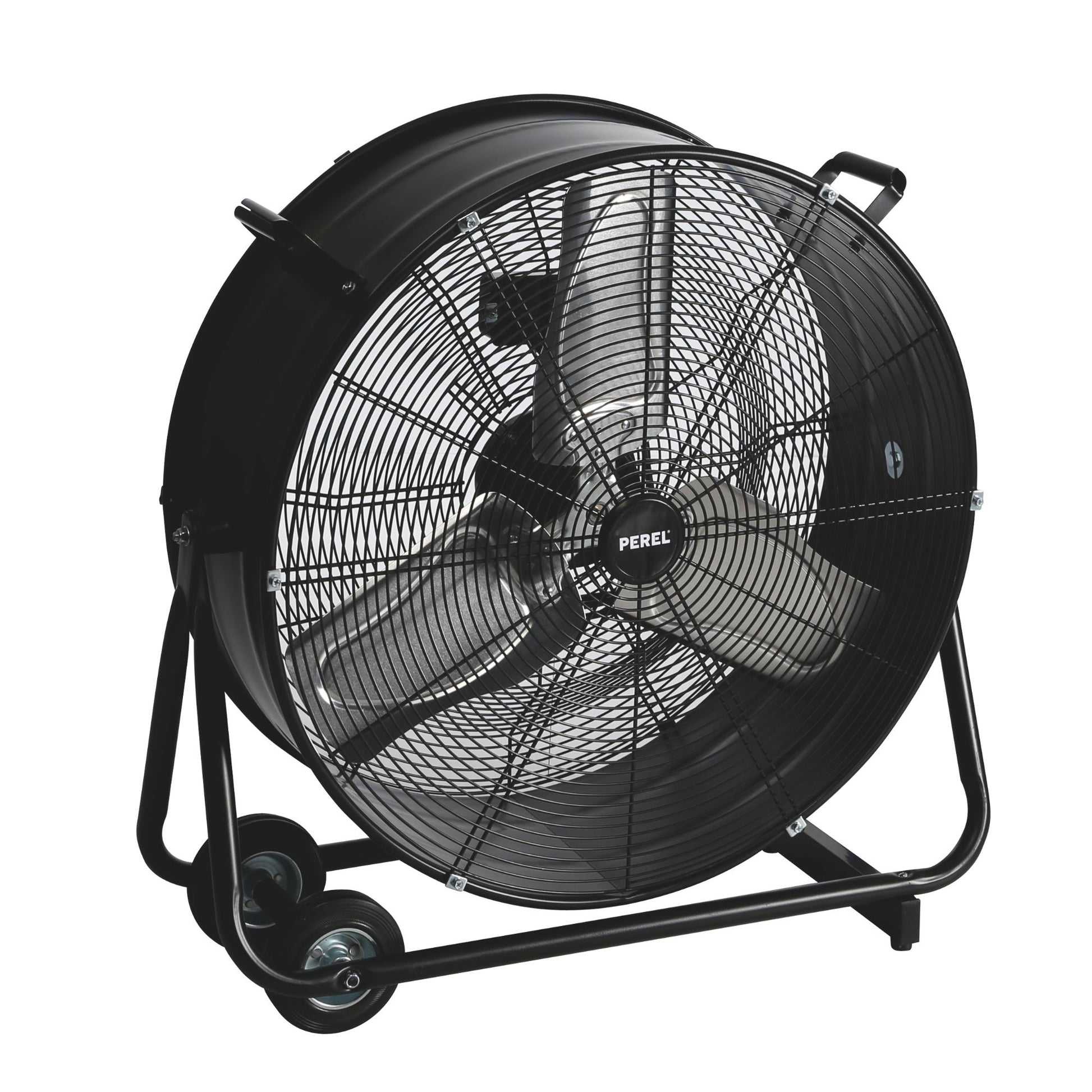 VENTOINHA DE CHÃO - TAMBOR - METAL - Ø 60 cm - PRETO_0