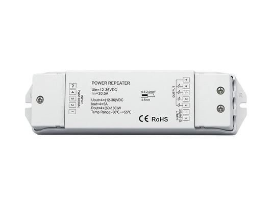 Repetidor de cor única de 4 canais para fitas de LED RGBW_0