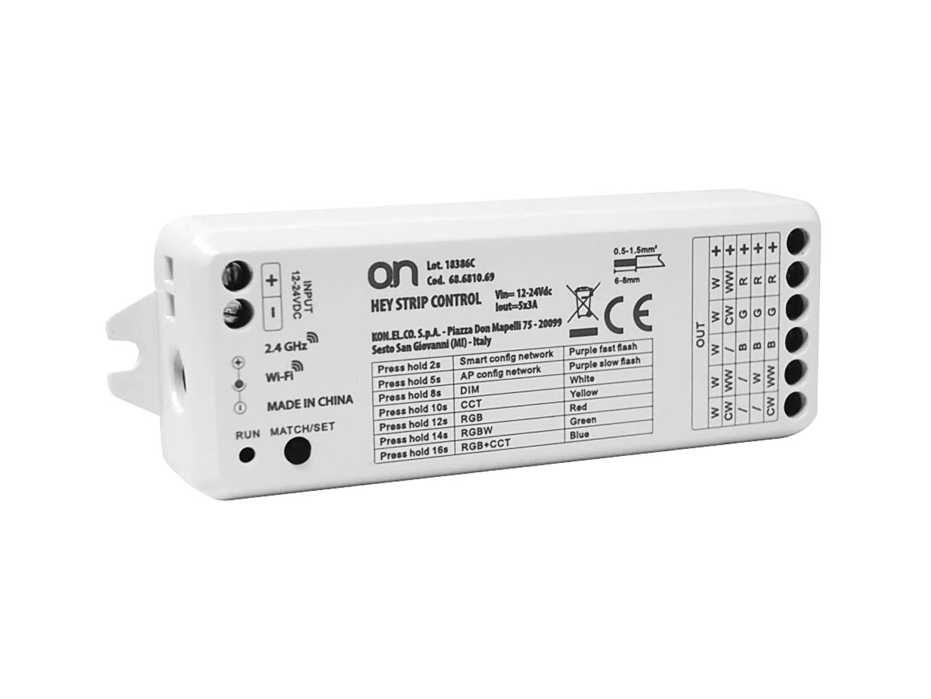 Sistema multizona - receptor controlador LED de 4 canais_0