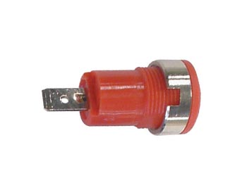 IEC1010 ESPIGÃO DE LIGAÇÃO, FASTON - VERMELHO_0