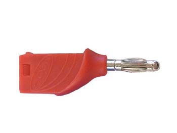 ficha banana 4mm empilhável - vermelho_0
