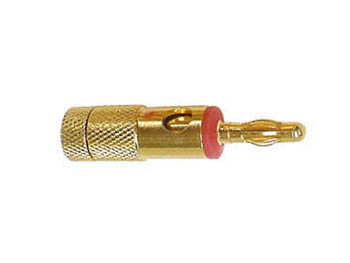 TOMADAS BANANA 4mm OURO - VERMELHO_0