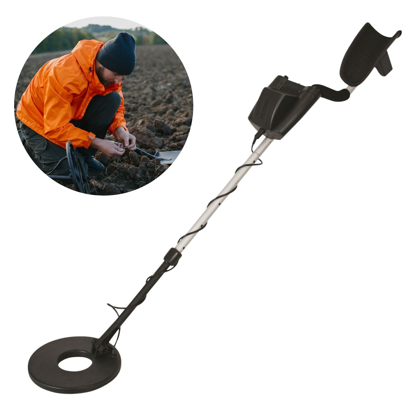 Detector de Metais - Avançado- Sensibilidade de Profundidade 20 cm_0