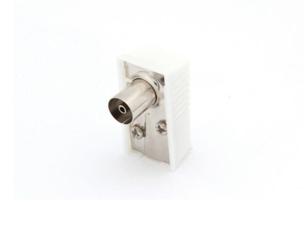 PLUG TV ÂNGULO DIREITO 9,5mm/2,3mm - FÊMEA - BRANCO_0