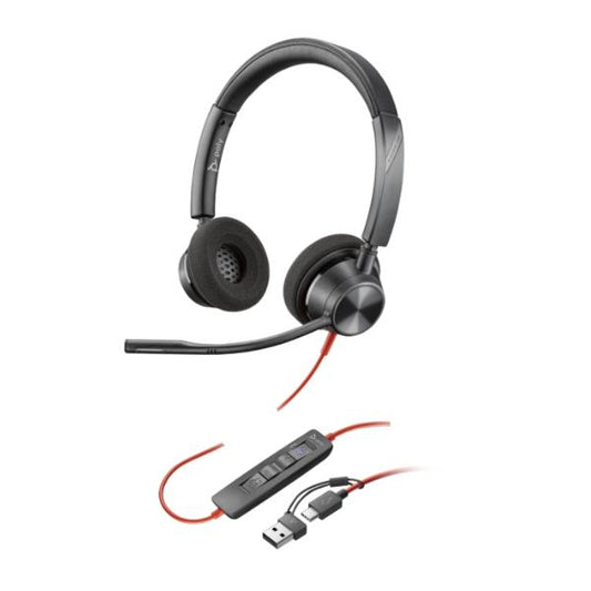 Poly Blackwire 3320M USB-C Stereo-Headset +USB-C/A-Adapter_0