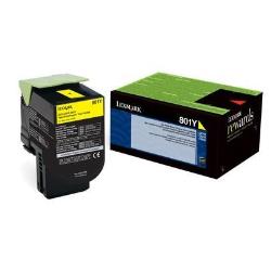 Toner Lexmark 80C20Y0 / Amarelo_0