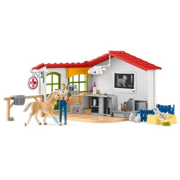 Farm World Tierarzt-Praxis com Animais SCHLEICH / Preto / 1832663_0