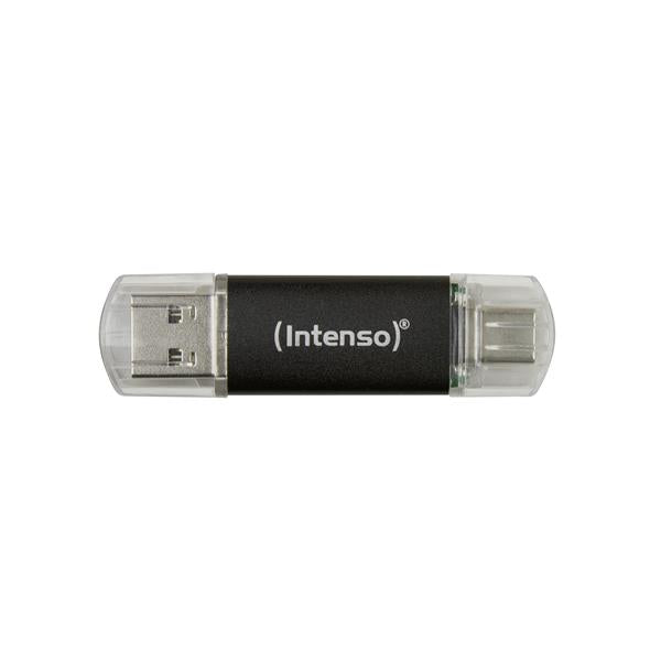 INTENSO Intenso Twist USB Stick 128GB 3.2 USB-C & USB-A / Preto_0