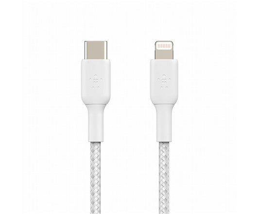 CAVO INTRECCIATO DA USB-C A LIGHTNING 1M - BIANCO_0