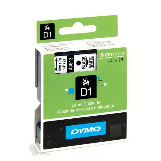 Fita Adesiva DYMO / Branco e Preto_0