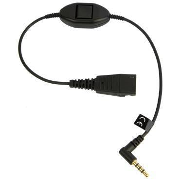 QD Cord to 3.5mm plug without call controller e.g. Blackberries, I-Phones_0