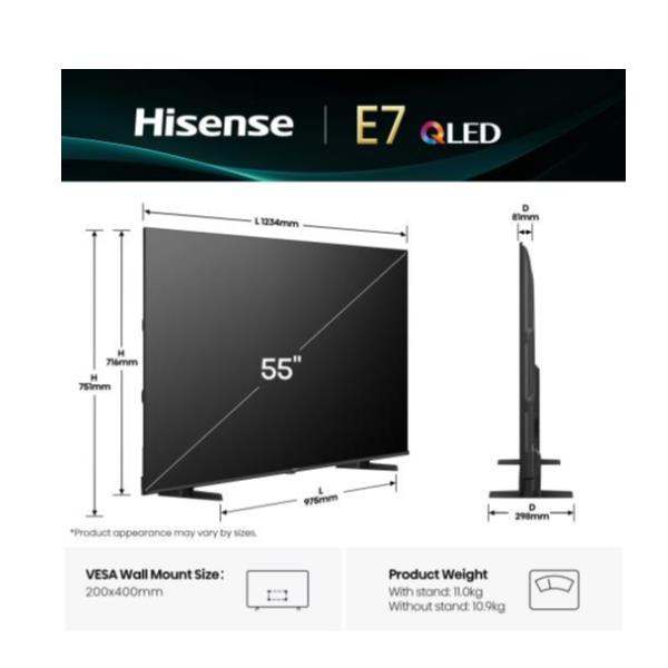 Televisor HISENSE 55 E79Q QLED 4K UHD SMART VIDAA / Preto_0