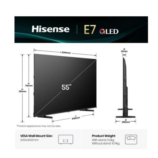 Televisor HISENSE 55 E79Q QLED 4K UHD SMART VIDAA / Preto_0