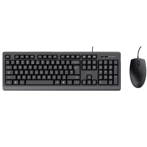 PRIMO SET TASTIERA E MOUSE A FILO - LAYOUT ITALIANO - NERO_0
