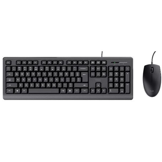 PRIMO SET TASTIERA E MOUSE A FILO - LAYOUT ITALIANO - NERO_0