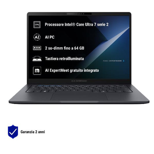 Laptop ASUS ExpertBook B3 / Preto / 90NX08L1-M005S0_0