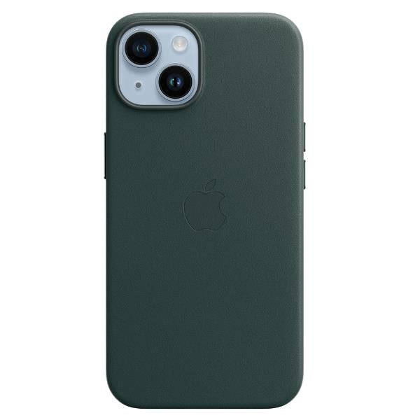 Capa de Couro Apple iPhone 14 com MagSafe / Verde Floresta / MPP53ZM/A_0