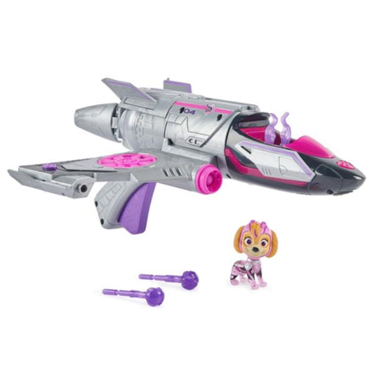 Paw Patrol: Der Mighty Kinofilm, Skyes Deluxe Superhelden-Jet inkl. Skye Figur, Spielfahrzeug_0