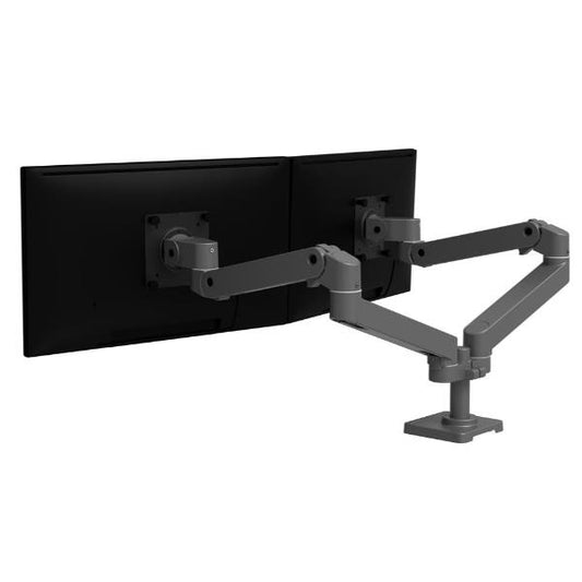 BRACCIO PER DOPPIO MONITOR LX PRO (GRIGIO SCURO) (45-686-293)_0