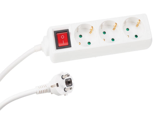 TOMADA TRIPLA - COM INTERRUPTOR - CABO COM 3 m_0