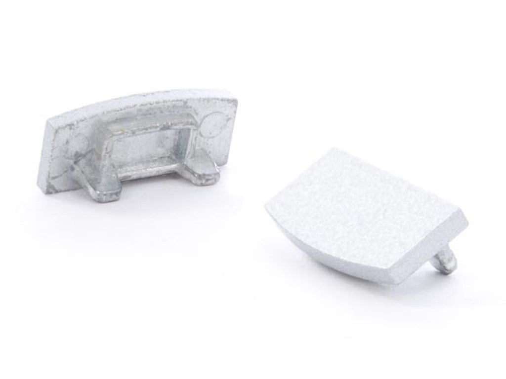 TAMPA DE EXTREMIDADE EM ALUMÍNIO PARA O PERFIL LED SLIMLINE 7 mm SEM FURO PARA CABO - PRATEADO_0