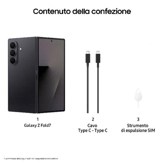Smartphone Samsung Galaxy Z Fold7 / Preto / 12+512GB / Enterprise Edition / SM-F966BZKCEEE_0