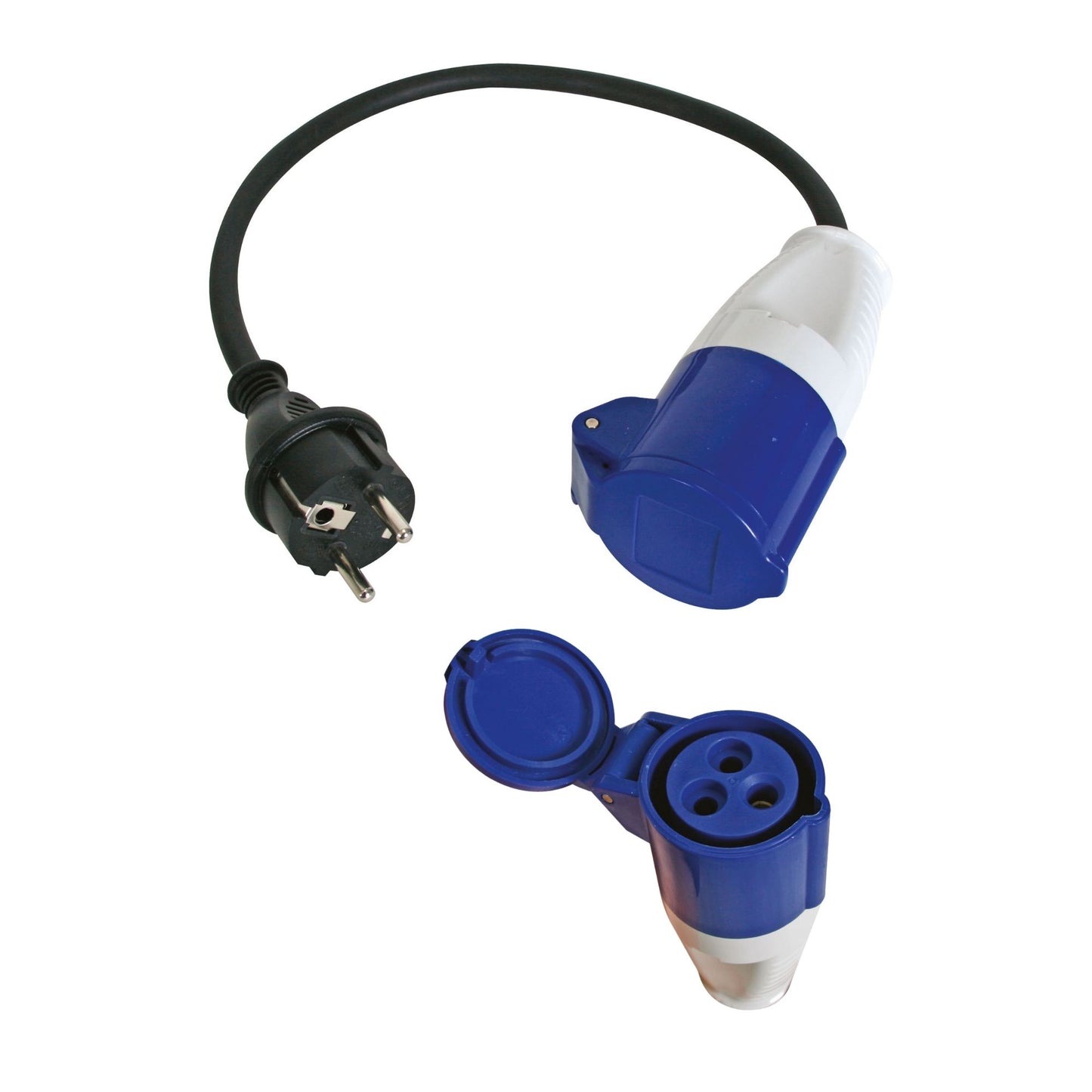 CABO COM ADAPTADOR FICHA SCHUKO / TOMADA CEE_0
