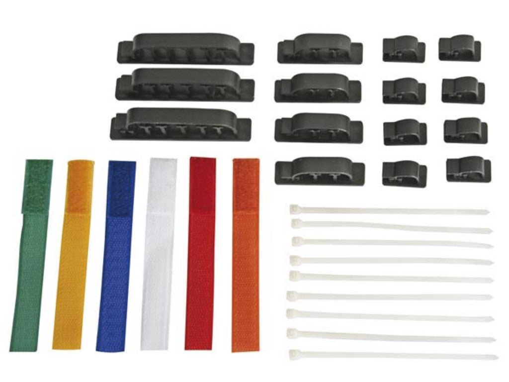 CONJUNTO DE ABRAÇADEIRAS PARA CABOS - 31 PÇS_0