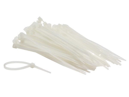 ABRAÇADEIRAS EM NYLON PARA CABOS - 2.5 x 100 mm - BRANCO (100 unids)_0