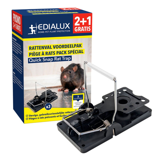 Armadilha para ratos Quicksnap, promopack 2+1 pcs_0