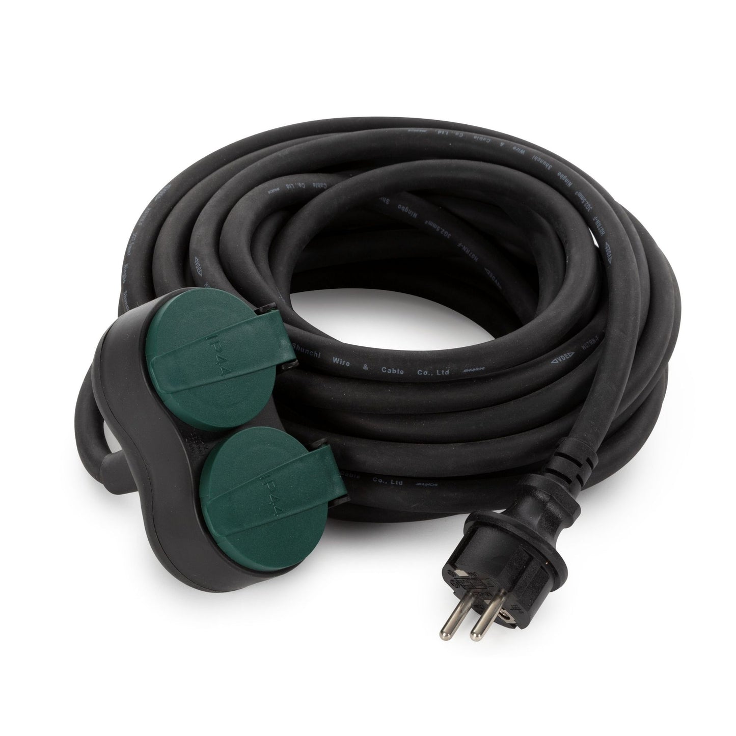 CABO DE EXTENSÃO PARA EXTERIOR COM 2 TOMADAS - SCHUKO - 10 m_0