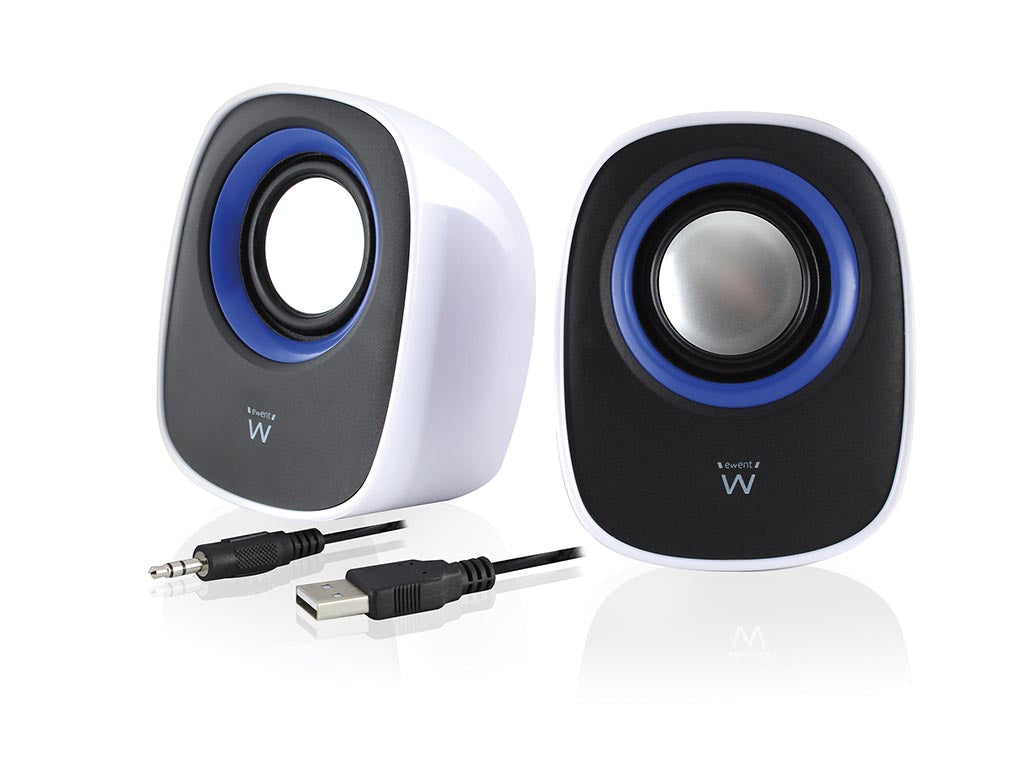 Conjunto de altifalantes estéreo 2.0 para PC e computador portátil, alimentado por USB_0