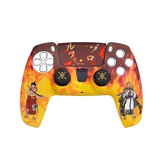 KIT FUNDA+GRIPS+STICKER MANDO PS5 FR-TEC ONE PIECE_0