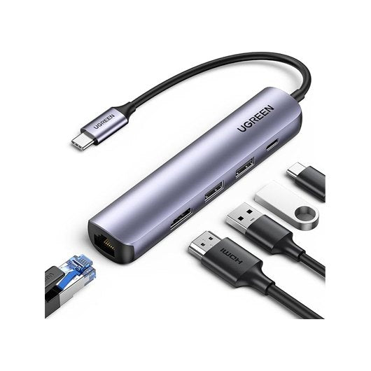 UGREEN Revodok 5-in-1 4K HDMI USB-C Hub mit 3x USB-A 3.0_0