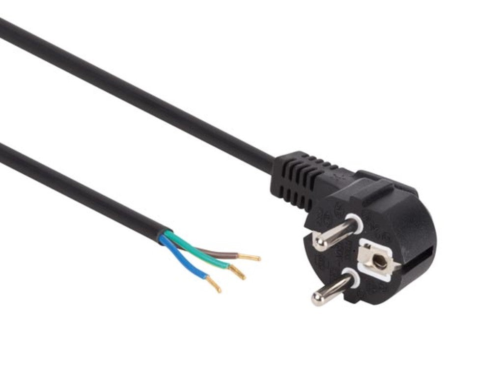 CABO DE ALIMENTAÇÃO PRETO CEE 7/7 90 + EXTREMIDADES L=1.5 m H05VV-F 3G0.75 mm²_0