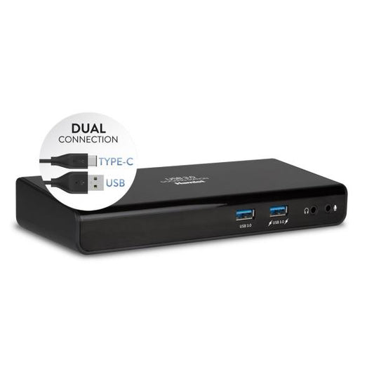 HDOCKS300TC - USB-C + 6USB+LAN+HDMI+DVI/VGA+AUDIO_0