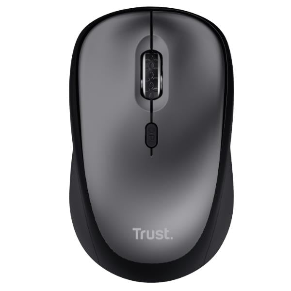 YVI+ MOUSE WIRELESS SILENZIOSO - 83% PLASTICA RICICLATA - DURATA BATTERIA 12 MESI - NERO_1