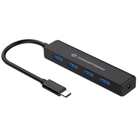 HUB USB-C 3.2 Gen1 4-PORTE USB-A 3.0 con Jack Alimentazione_1