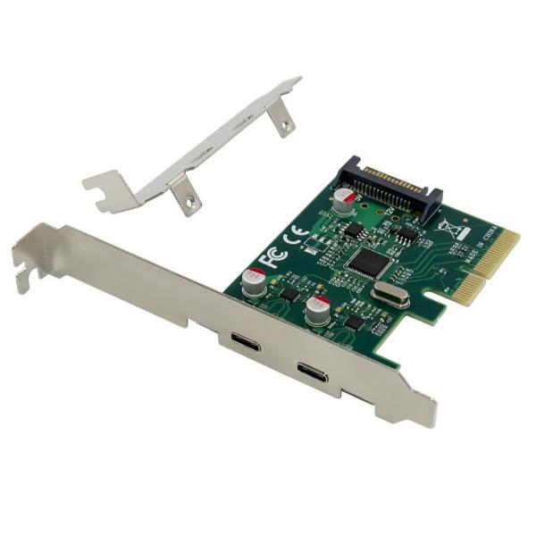 Conceptronic  2-Port USB 3.2 Gen 2 Type-C PCIe Card_0