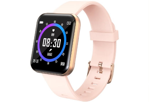 Lenovo E1 PRO Smartwatch sports enthusiasts 8 Sports Modes, Full Touch, 25 days, Heart Rate (Gold Bl_0