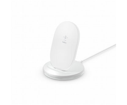 SUPPORTO DI RICARICA WIRELESS 15W CON ALIMENTATORE - BIANCO_0
