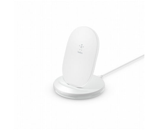 SUPPORTO DI RICARICA WIRELESS 15W CON ALIMENTATORE - BIANCO_0